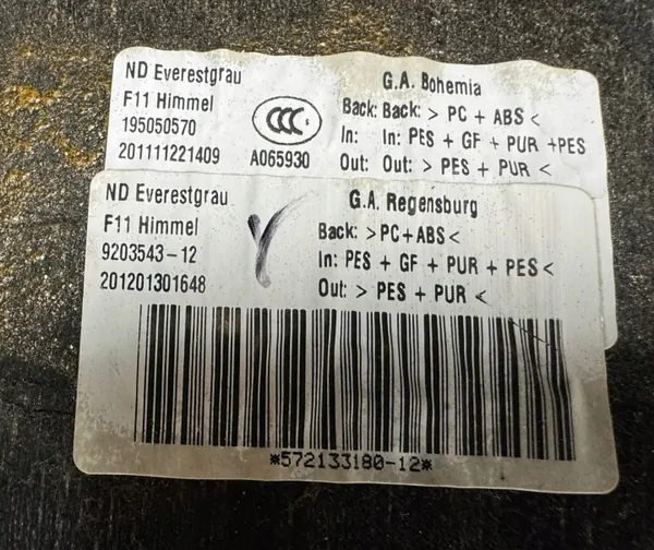 Techo BMW F11 con luces OEM 9203542 image 9