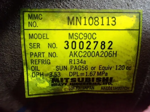 Compresor Mitsubishi Carisma 1.6 1999-2004 OEM Zawada-368412 image 7