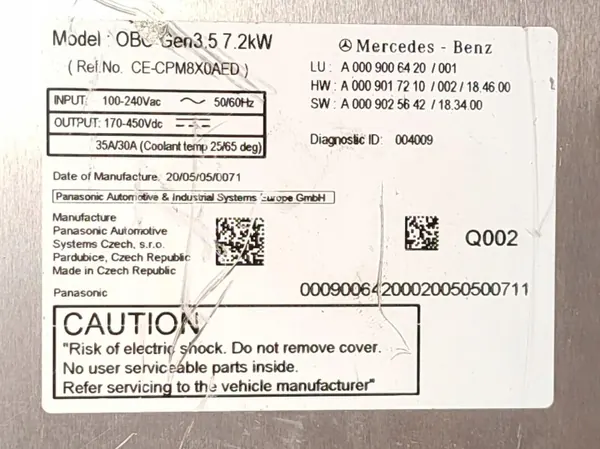 Batterie Stockage Énergie 7.2kW OEM 0009006420 image 6