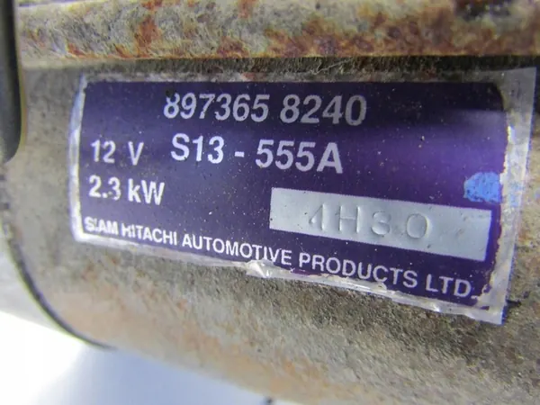 ISUZU D MAX RODEO 07R 3.0 TD Motor de arranque image 3