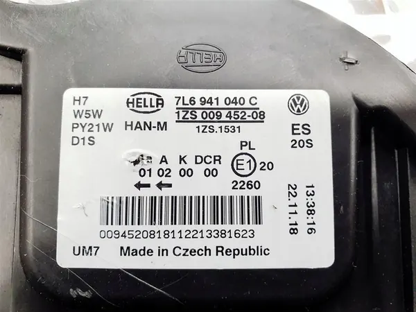 Farol Xenon Direito VW Touareg 7L6 Lift image 7