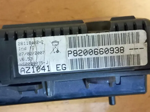 Nopeusmittari Renault Espace IV OEM P8200660938 image 3