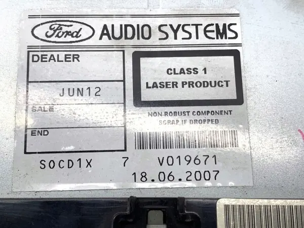 Rádio OEM 7S7T-18C939-AE para Ford Mondeo MK4 2007-2015 image 4