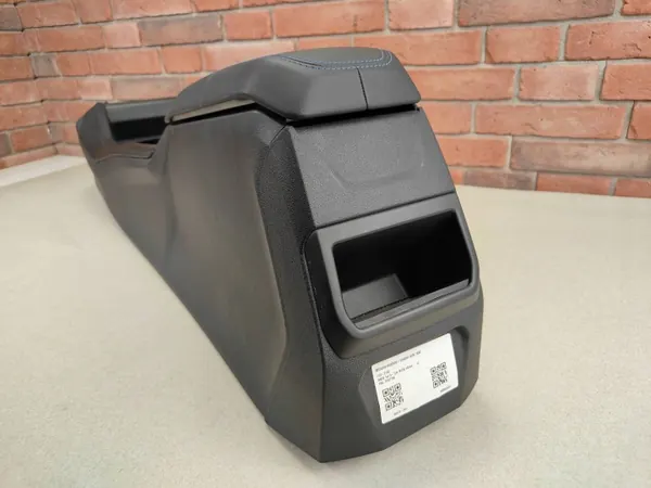 Mittkonsol armstöd OEM 5A8CCE6 blå söm BMW 1 F70 image 8
