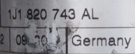 Volkswagen OE 1J1820743AL A/C Korkea/Matala Paineletku image 3