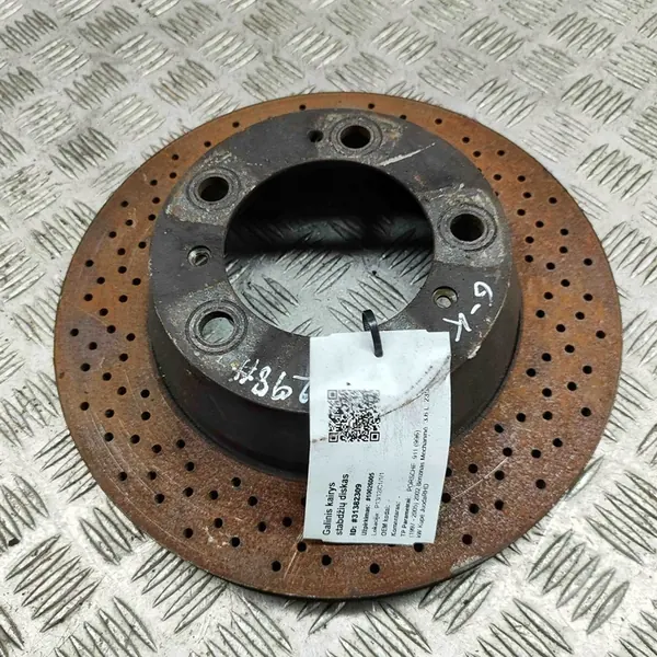 Achterste remschijf Porsche 911 996/997.1 C2/C4 image 3