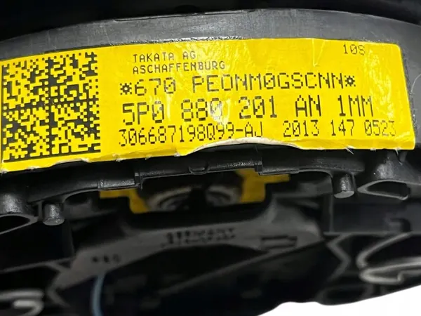 Airbag de volant SEAT OEM 5P0880201AN - Occasion image 6