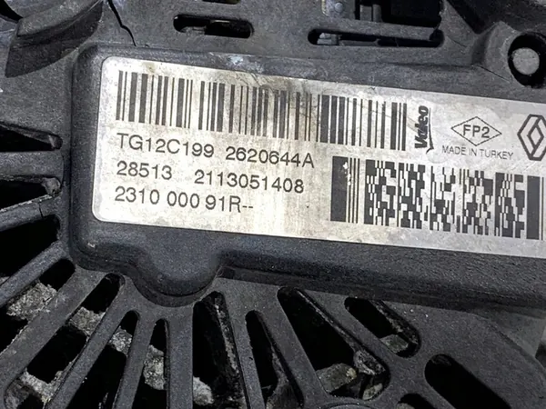 ALTERNATOR DACIA DUSTER 1.2 125KM 2010-2018 231000091R image 5