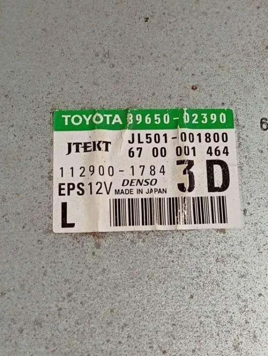 OEM 8965002390 stuurbekrachtigingsmodule voor Toyota Auris image 3