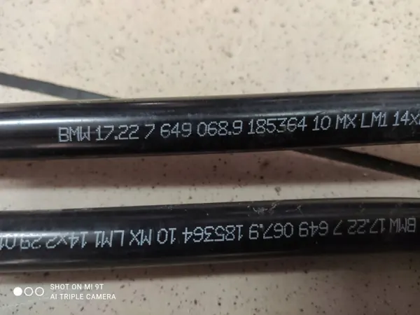 BMW X5 E70 X5M Tubos Óleo OEM 17227649068 image 3