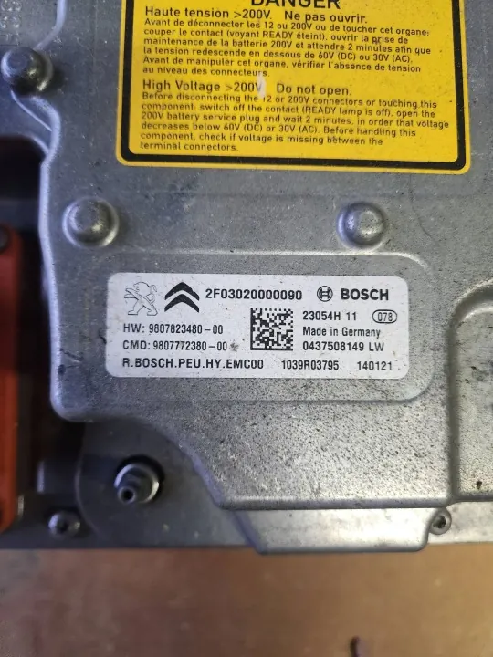 Convertidor Voltaje Peugeot 508 Híbrido OEM 9807823480 image 7