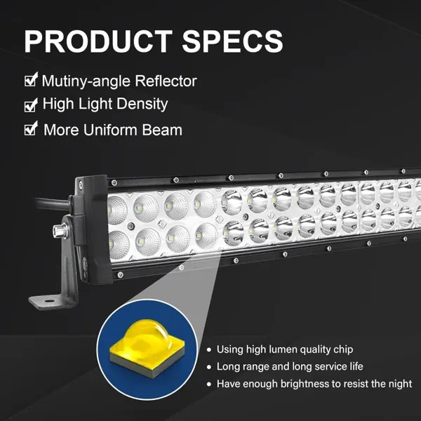 OEM 0745245010635 Barra LED curva 106.7cm image 6