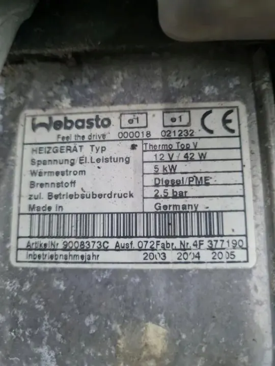 Chauffage Webasto OEM 1K0815065L pour VW Touran 1.9L image 3