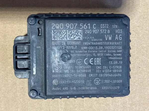 RADAR DISTRONIC VW SKODA 2Q0907561C image 1