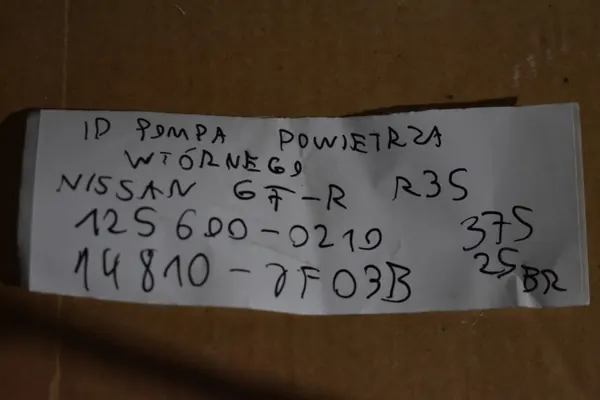 Toissijainen ilmamäntä OEM 125600-0210 Nissan GT-R R35:lle image 5