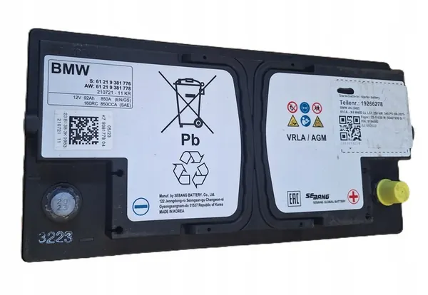 BMW MINI AGM-Batterie 92AH 850A 2023 image 5