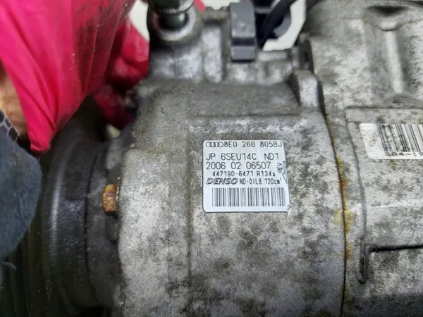Compresor AC OEM 8E0260805BJKASACJ para Audi A4 B7 2.0 TFSI image 7