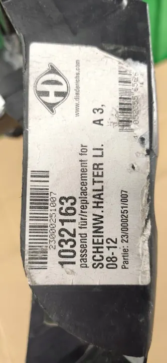 Framvänster strålkastarfäste OEM 8P0805607 Audi A3 image 8