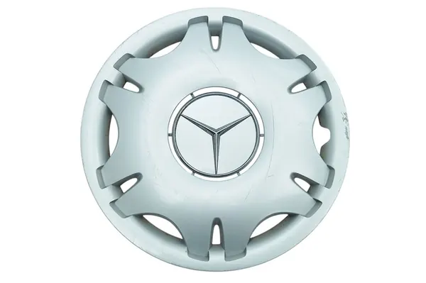 Cache-roue Mercedes 16" Argent image 2