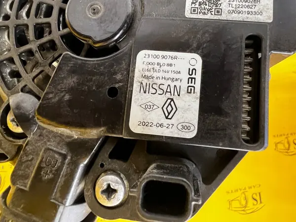 ALTERNATOR DACIA SANDERO III 1.0 SCE IS: 231009076R image 5