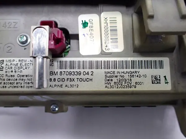 NBT Navigatiedisplay OEM 8718144 voor BMW 3 F30 F31 image 5