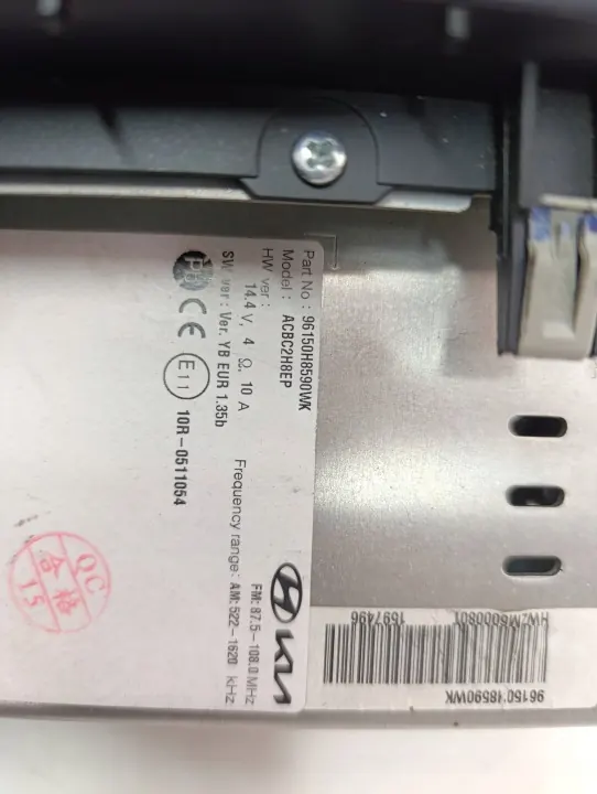 Rádio Kia Rio IV Lift OEM 96150H8590 - Usado image 5