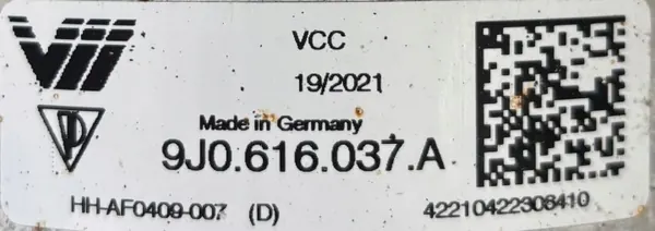 Amortecedor Dianteiro Porsche Taycan OEM 9J0616037A Esquerdo image 3