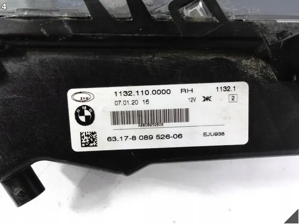 BMW 2 F45 F46 LCI X6 G06 3 G20 G21 Halógeno Direito Frontal LED image 5