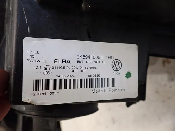 Vasen Etuvalaisin VW CADDY 2020- 2K8941005D image 3