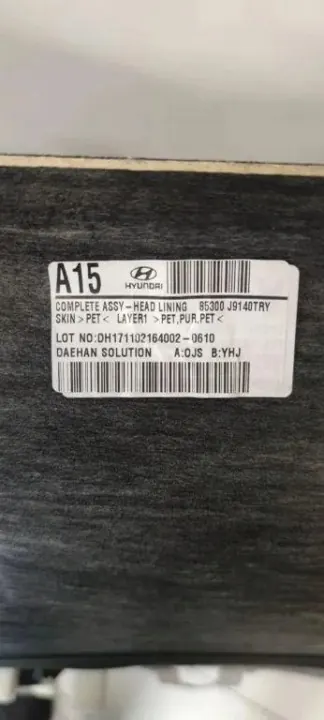 Hyundai Kona Dakbekleding OEM 85300-J9140 - Zwart image 6