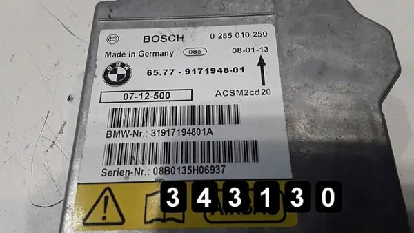 Begagnad BMW ECU OEM AM-343130 för X6 2009 image 3