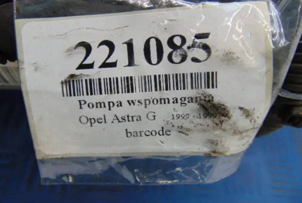 OPEL ASTRA G II Elektrische stuurbekrachtigingspomp 9156554 image 8