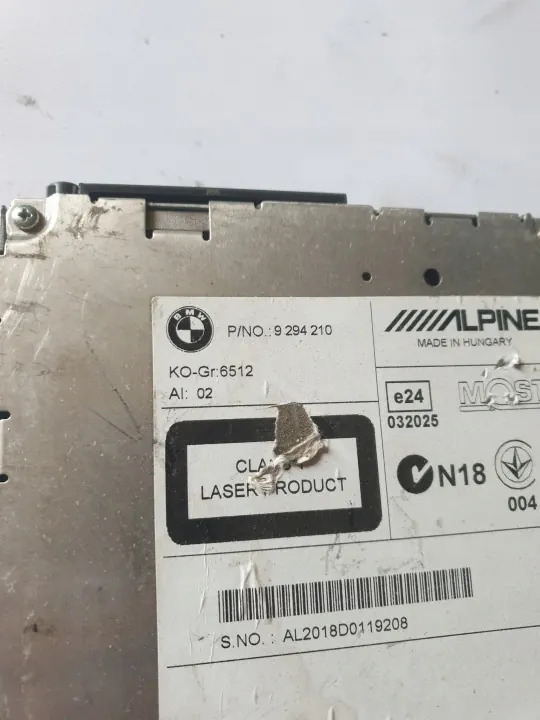 BMW F10 F11 CIC Radio Computer OEM 9294210 image 3