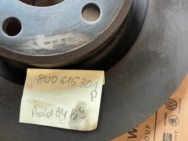 AUDI A4 B9 A5 Voorremschijven 338mm Origineel 8W0615301P image 6