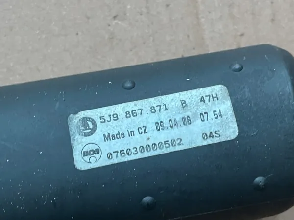 OEM 5J9867871B Bagageutrymmeshyllrulle för Skoda Fabia II Kombi image 3