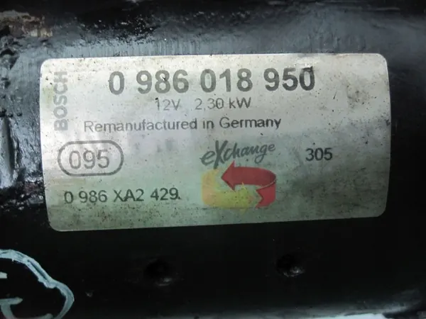 Arrancador IVECO 2.3 HPI 2006 0986018950 image 5