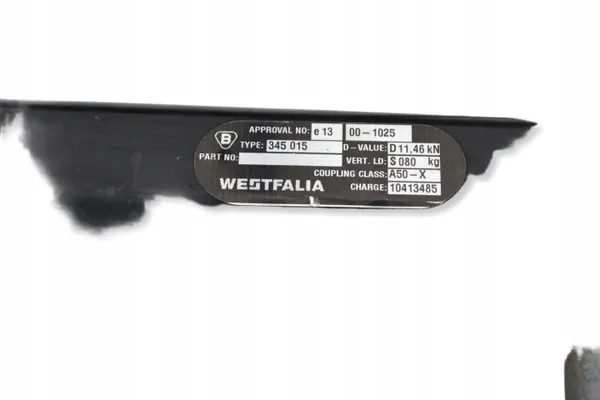 Engate Reboque Kia Carnival I OEM 345015 - Usado image 7
