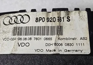 Velocímetro OEM 8P0920931S para Audi A3 8P image 3