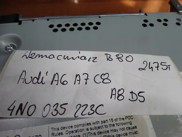 Bang & Olufsen Förstärkare OEM 4N0035223C Audi A6 A7 image 4