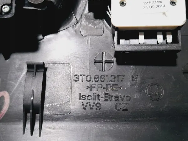 Vorderer linker Sitzsteuerungsschalter Skoda Superb II image 7