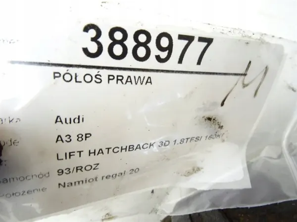 Höger Framskaft Audi A3 1K0407272QS 1.8 160HK 03-13 image 8