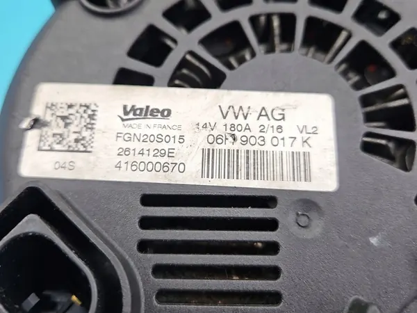 Vaihtovirtageneraattori Audi Q5 08- 06H903017K image 6