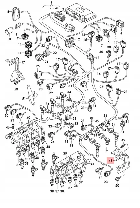 AUDI A6 C7 3.0 TFSI Sensor Lambda Cabo 06E971497N image 2