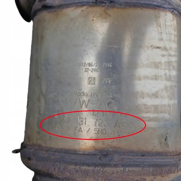 VW GOLF VI DPF Filter 1.6 TDI image 4