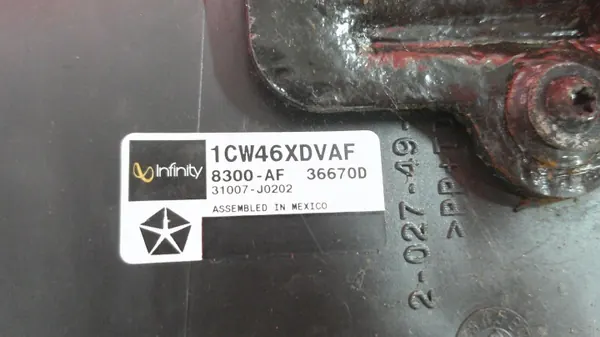 Jeep Wrangler JK 2008 Subwoofer OEM 1CW46XDVAF image 3