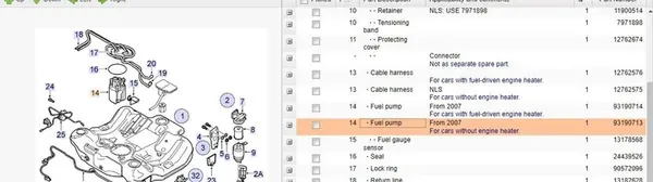 Brandstofpomp SAAB 9-3 ESTATE 1.9L diesel 2008 93190713 image 5