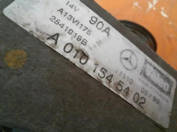 ALTERNATOR MERCEDES C-KLASA C220 A0101545402 image 7