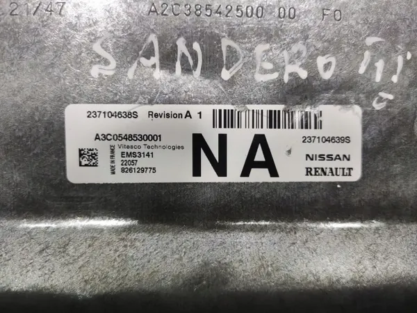 Motorregelaar OEM 237104639S voor Dacia Sandero III 1.0 TCE image 4