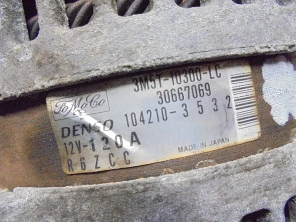 Vaihtovirtageneraattori Ford C Max 2003-2010 OE 3M5T-10300-LC image 7