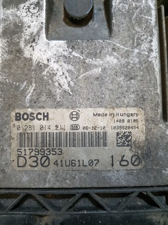 Computadora Motor Fiat Ducato 3 OEM 0281014211 image 3